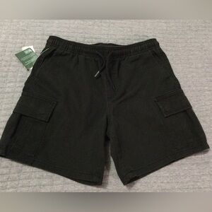 RSQ Boy’s Black Cargo Twill Pull On Short Size L
